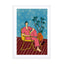 plant lady at home Wall Art - Drawdeck