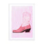 Pac Cowgirlboot Wall Art - Drawdeck