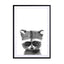 Baby Raccoon Wall Art - Drawdeck