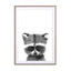 Baby Raccoon Wall Art - Drawdeck