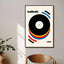 Bauhaus Musik Retro Illustration