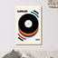 Bauhaus Musik Retro Illustration