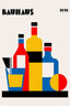 Bauhaus Wine Print