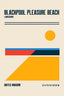 Blackpool Pleasure Beach Travel Poster