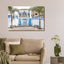 Blue square in Chefchaouen Canvas - Drawdeck