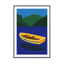 Boat On The Mountain Lake - Drawdeck