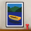 Boat On The Mountain Lake - Drawdeck