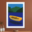 Boat On The Mountain Lake - Drawdeck