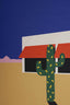 Boutique With Cactus - Wall Art - Drawdeck