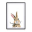 Bunny With Bow Wall Art - Drawdeck