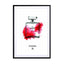 Chanel Red Wall Art - Drawdeck