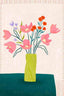 Colorful Blossoms in Stripes