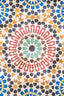 Colorful mosaic in Morocco - Drawdeck