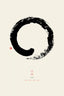 Enso (On White Background)