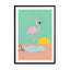 Flamingo Herbet Wall Art - Drawdeck