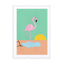 Flamingo Herbet Wall Art - Drawdeck
