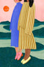 Friends With Striped Dresses