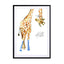 Giraffe Hello Wall Art - Drawdeck