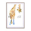 Giraffe Hello Wall Art - Drawdeck