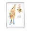 Giraffe Hello Wall Art - Drawdeck