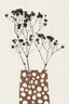 Gypsophila in a Brown Vase
