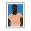 Man With Striped Shirt - Drawdeck