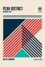 Peak District National Park Travel Poster