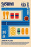 Sashimi Japanese Food Print