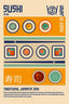 Sushi Japanese Food Print