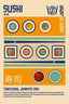 Sushi Japanese Food Print