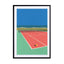 Tennis Court In The Desert Wall Art - Drawdeck