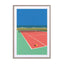 Tennis Court In The Desert Wall Art - Drawdeck