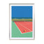 Tennis Court In The Desert Wall Art - Drawdeck