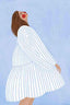 The Woman with the Blue Stripes
