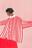 The Woman with the Red Stripes