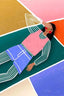 Vibrant Lady Resting