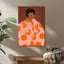 Woman with Orange Dots