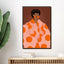 Woman with Orange Dots