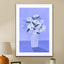 Flowers In Blue
