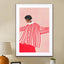 The Woman with the Red Stripes