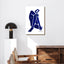 blue figure 5 Canvas - Drawdeck