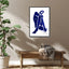 blue figure 5 Canvas - Drawdeck