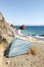 Boat On Mediterranean Beach Vertical