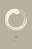 Enso (on Beige Background)