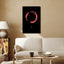 Enso (red On Black Background)