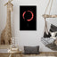 Enso (red On Black Background)