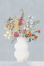 Flowers in Vase Blue