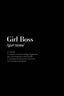 Girl Boss  Black