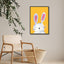 Woodland Bunny On Mustard