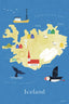 Map of Iceland